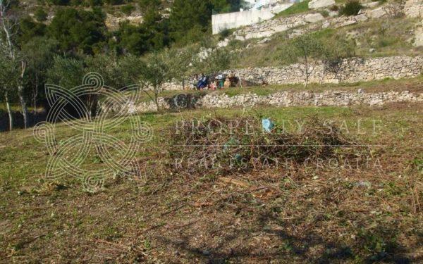 Croatia Omis land for sale with panoramic sea view