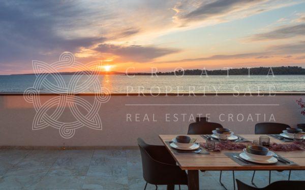 Croatia Zadar area Modern seafront villa with pool for sale