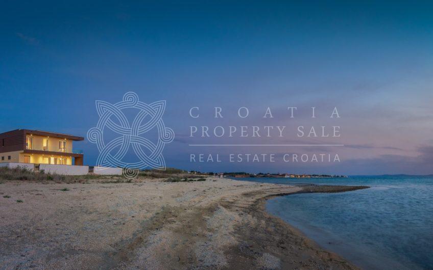 Croatia Zadar area Modern seafront villa with pool for sale