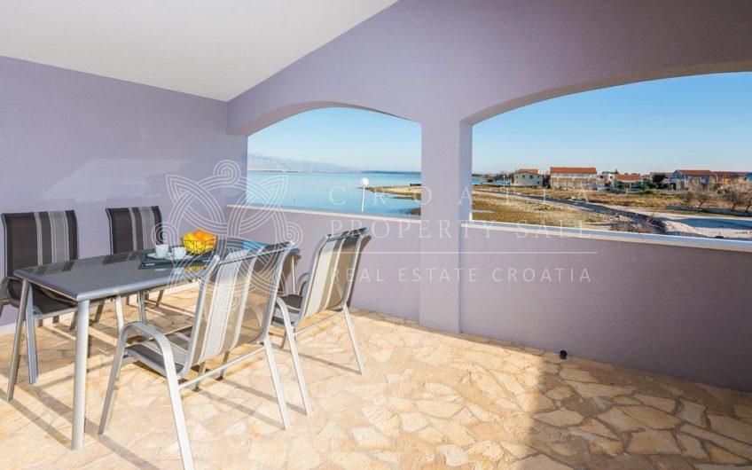 Croatia Zadar area seafront house on the beach for sale