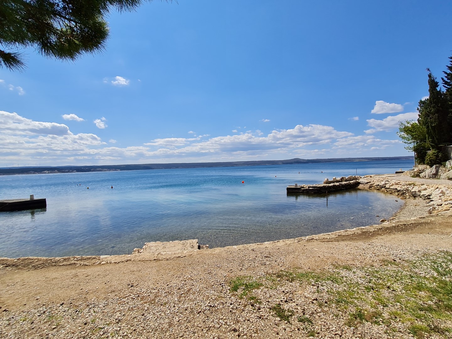 Croatia Zadar area waterfront stone house with boat mooring for sale