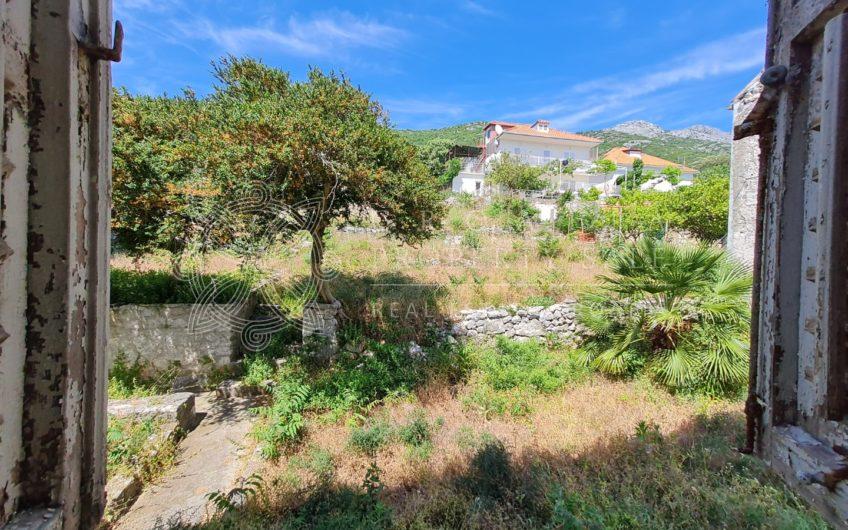 Waterfront stone house for sale Orebic area Peljesac Croatia