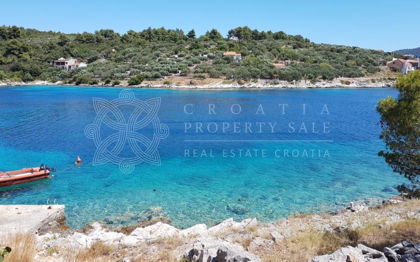 Croatia Korcula island seaside land for sale