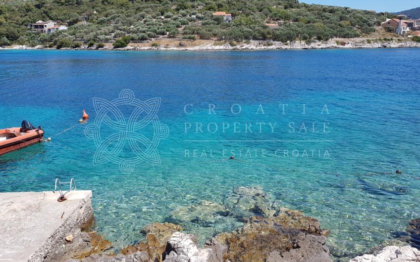 Croatia Korcula island seaside land for sale