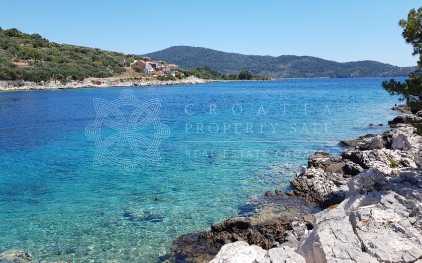 Croatia Korcula island seaside land for sale