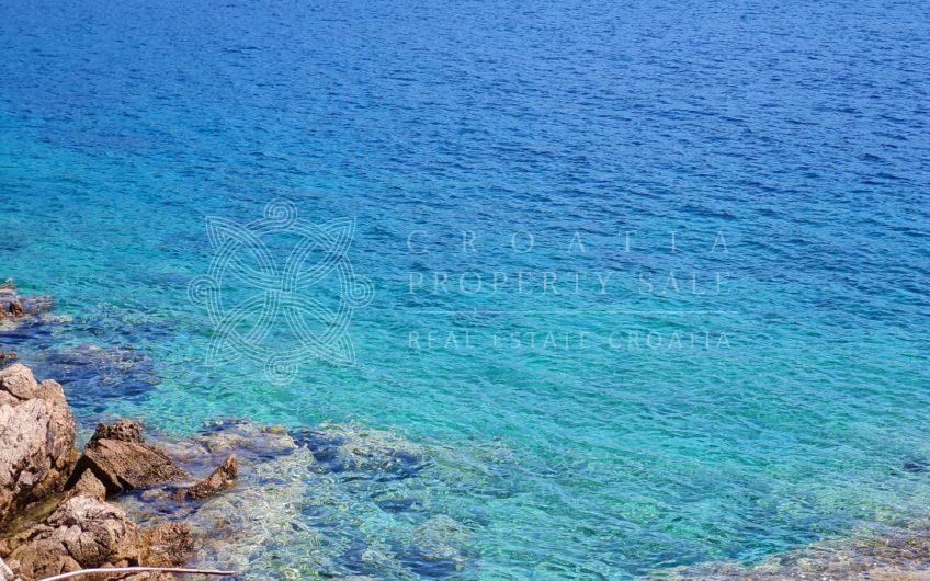 Croatia Korcula island waterfront house for sale with boat mooring