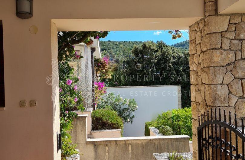 Croatia Korcula island waterfront villa for sale with boat mooring