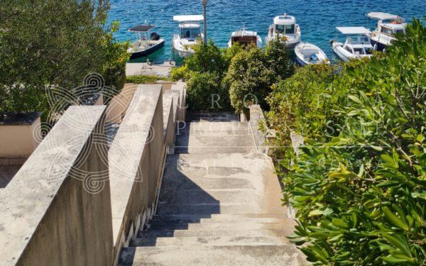 Croatia Korcula island waterfront villa for sale with boat mooring