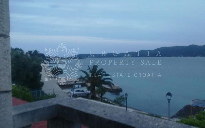 Croatia Orebic area waterfront stone house for sale