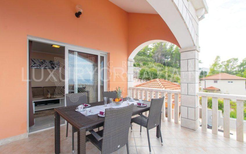 Croatia island Korcula seafront house with pool for sale