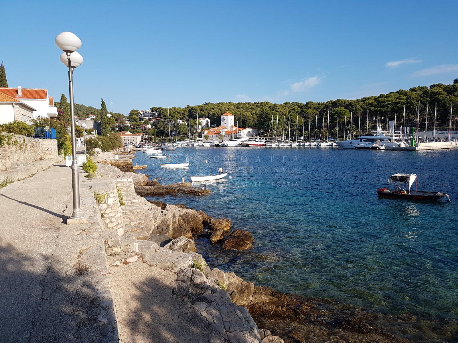 Croatia Solta island house in development for sale by the sea