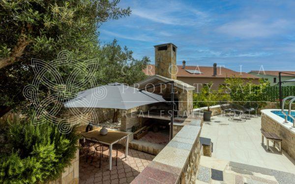 Croatia Trogir area modern villa with pool by the sea for sale