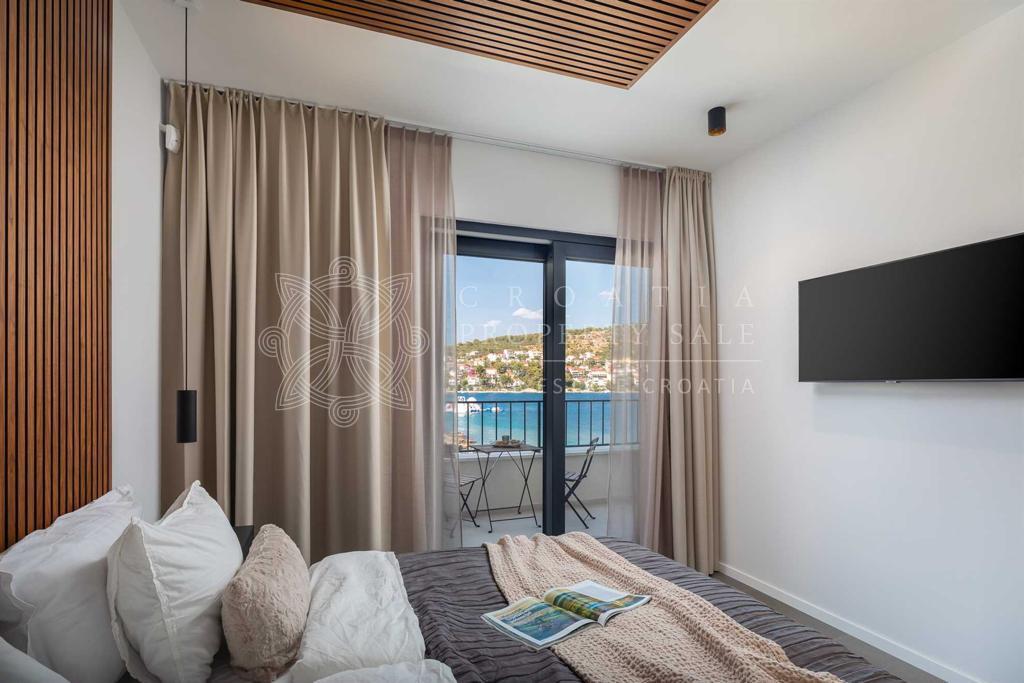 Croatia Trogir area modern beach villa for sale