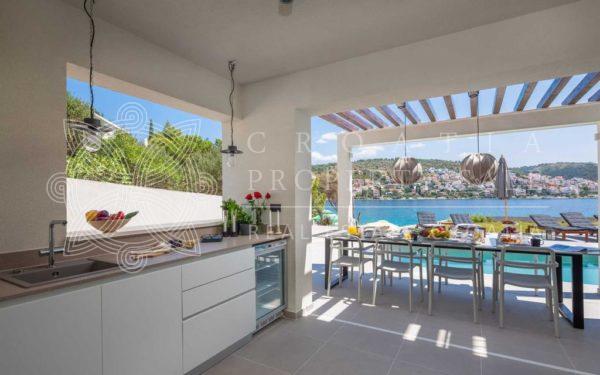 Croatia Trogir area modern beach villa for sale