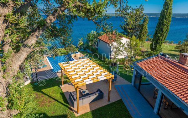 Croatia Zadar area waterfront villa for sale with pool