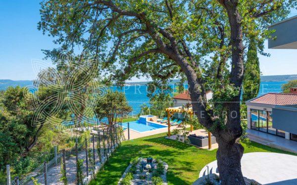 Croatia Zadar area waterfront villa for sale with pool