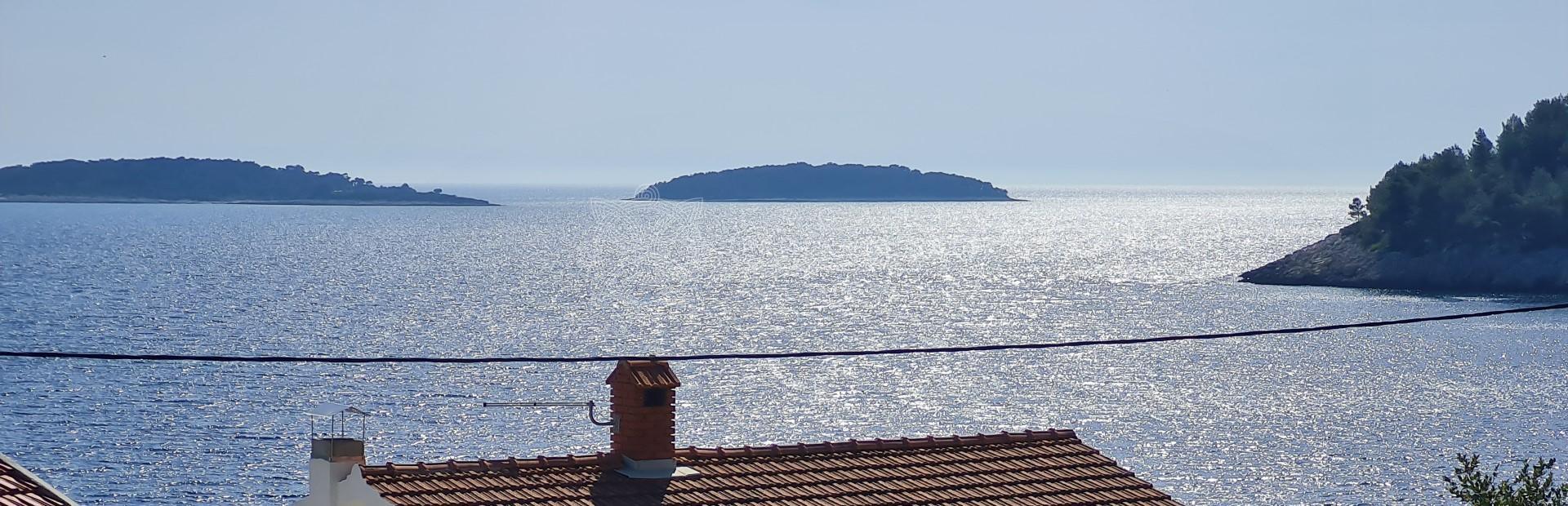 Croatia Korcula island building land for sale with panoramic sea view