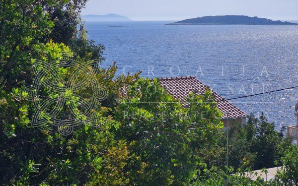 Croatia Korcula island building land for sale with panoramic sea view