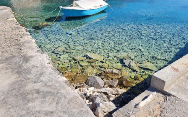 Croatia Korcula island sea front house for sale with a boat mooring