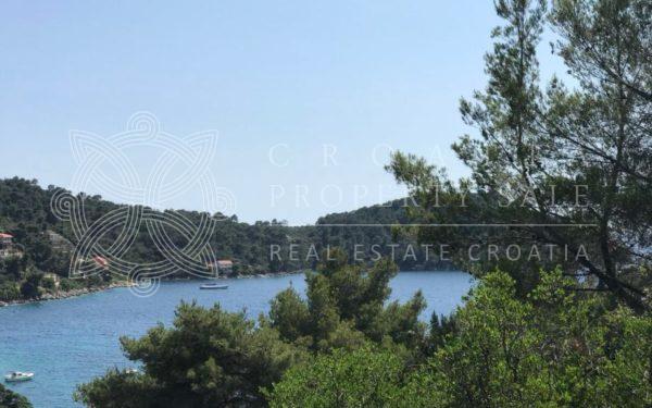 Croatia Korcula island sea view building plot for sale