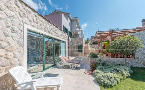 Croatia Sibenik area two seafront villas with pool for sale