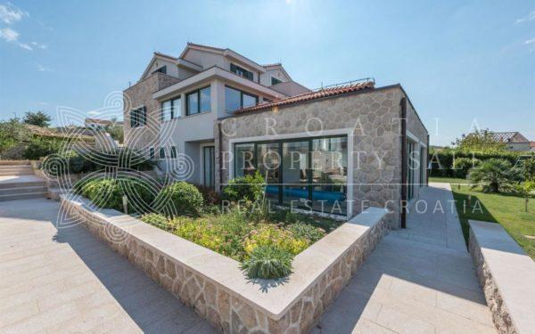 Croatia Sibenik area two seafront villas with pool for sale