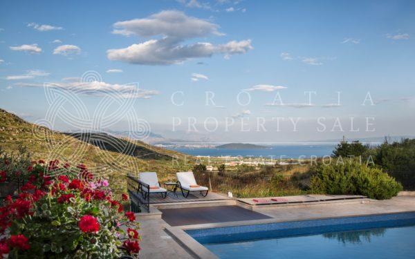Croatia Trogir area sea view real estate for sale