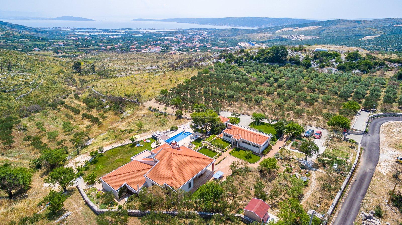 Croatia Trogir area sea view real estate for sale