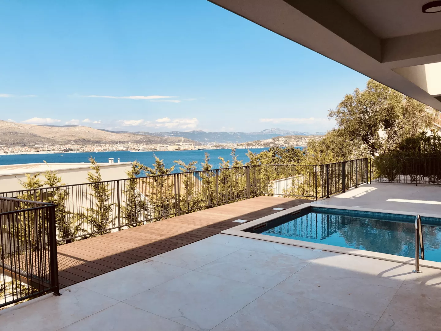 Modern villa with pool sea view for sale Trogir area Croatia