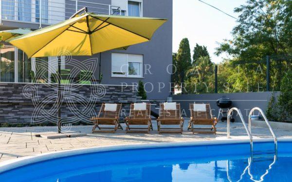 Croatia near Zadar town modern villa with pool for sale