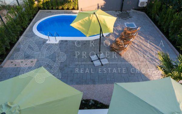 Croatia near Zadar town modern villa with pool for sale