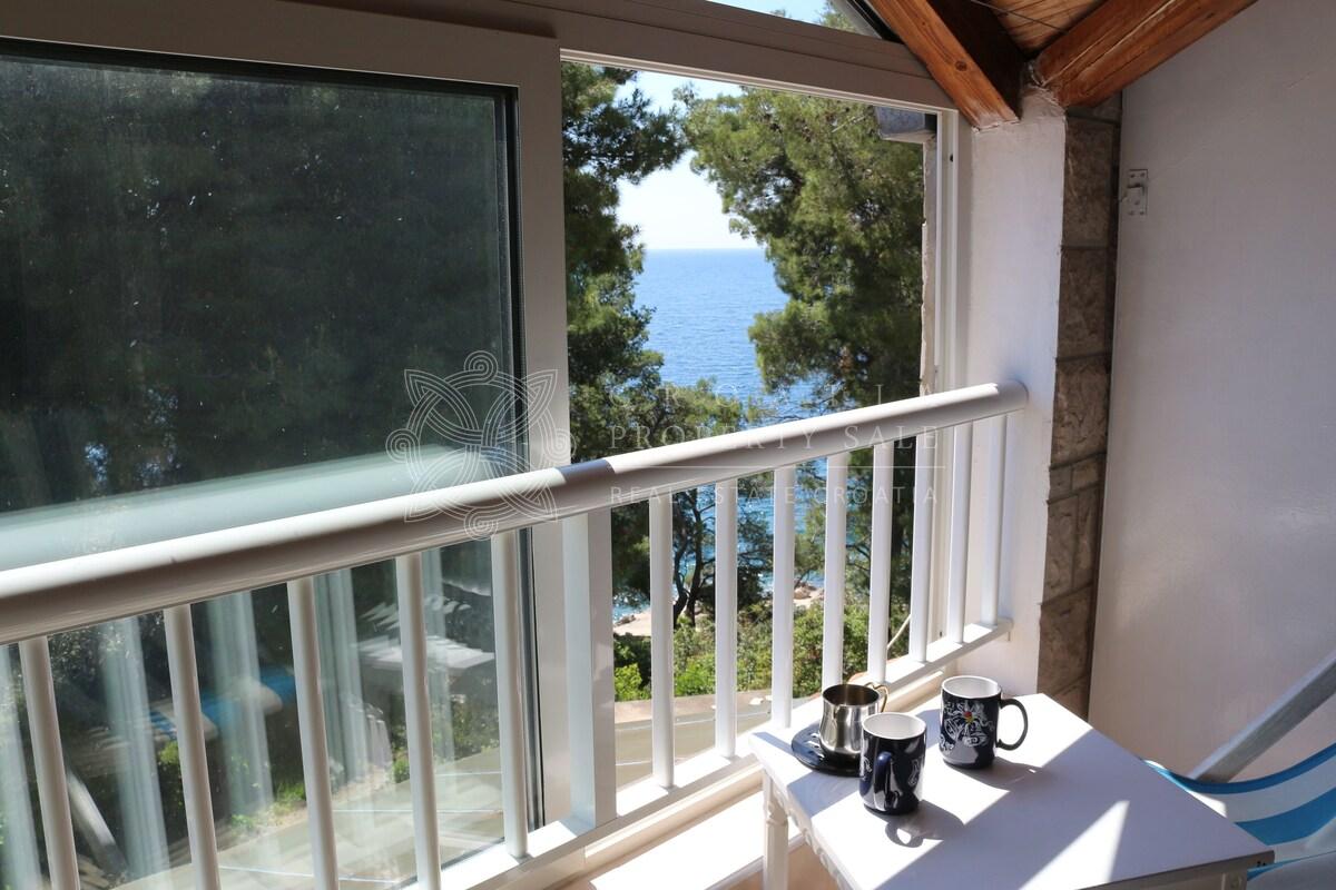 Croatia island of Korcula beautiful seafront house for sale