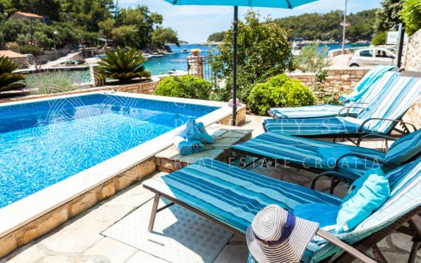 Croatia Korcula island beachfront villa for sale
