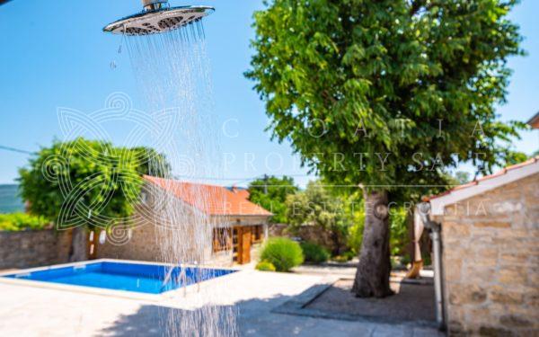 Croatia Zadar Nin area renovated stone pool houses for sale