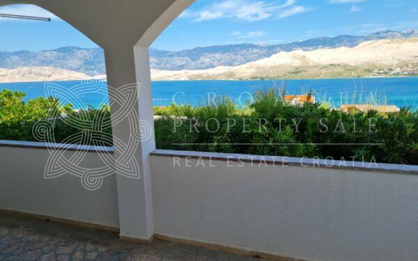 Croatia Pag island house with panoramic sea view for sale