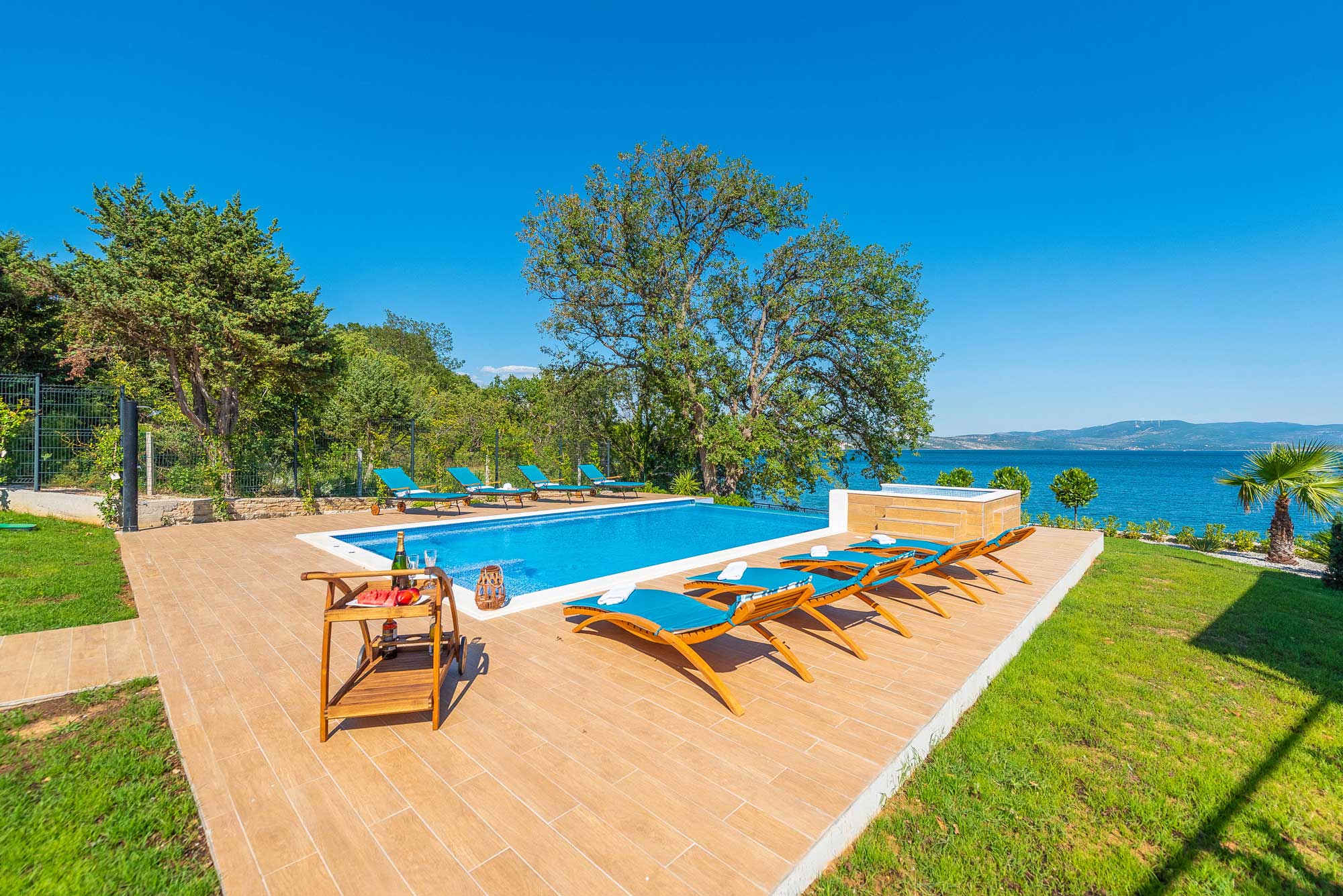Waterfront pool villa for sale Zadar area Croatia