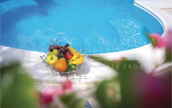 Croatia Sibenik area waterfront villa with pool for sale