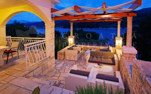 Croatia Korcula island large seafront villa for sale