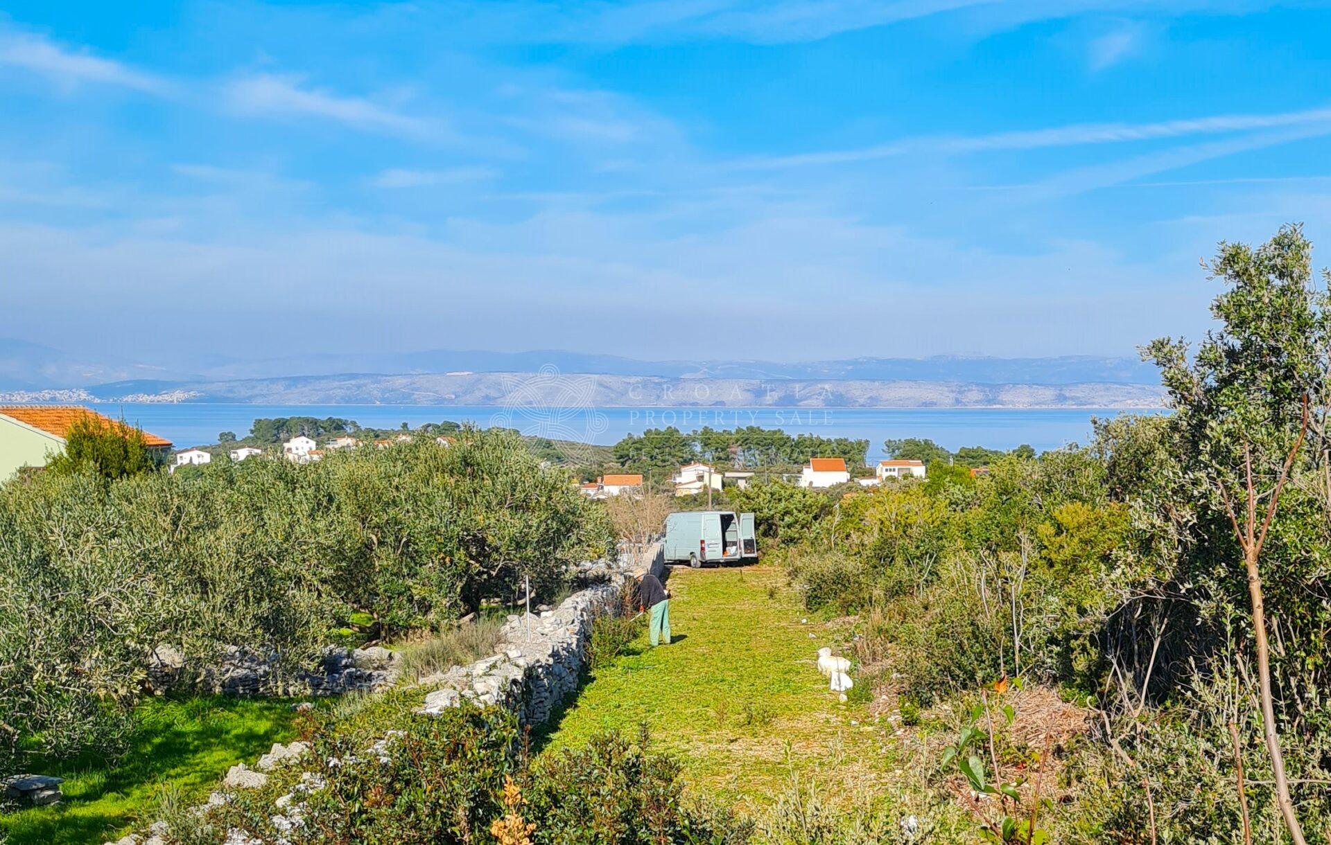 Croatia Split Solta island sea view building land for sale