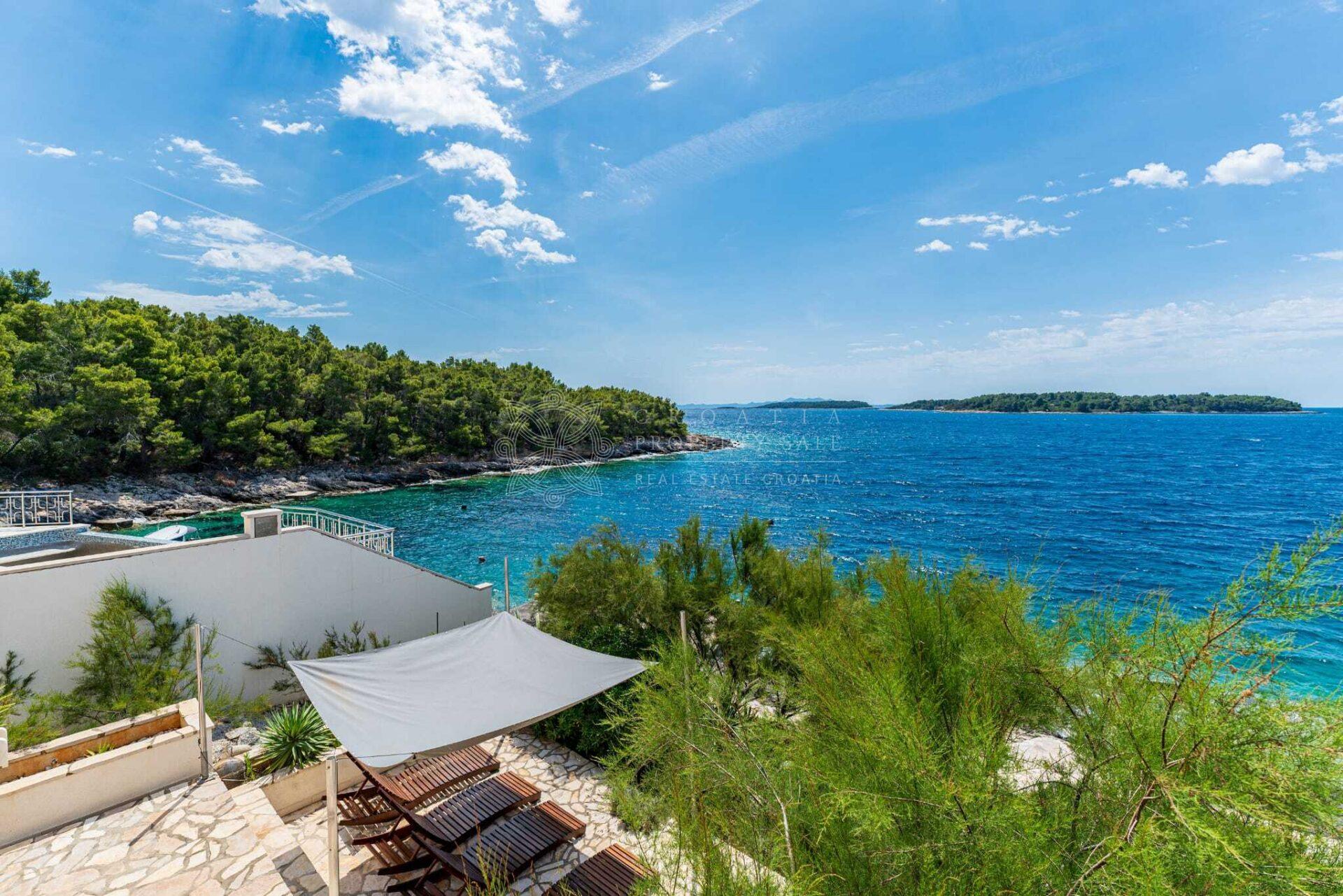 Croatia Korcula island beach villa for sale