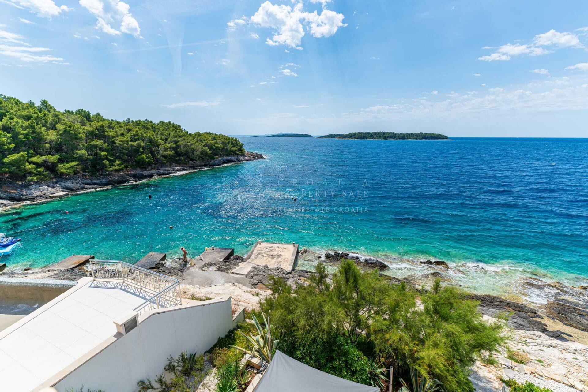 Croatia Korcula island beach villa for sale