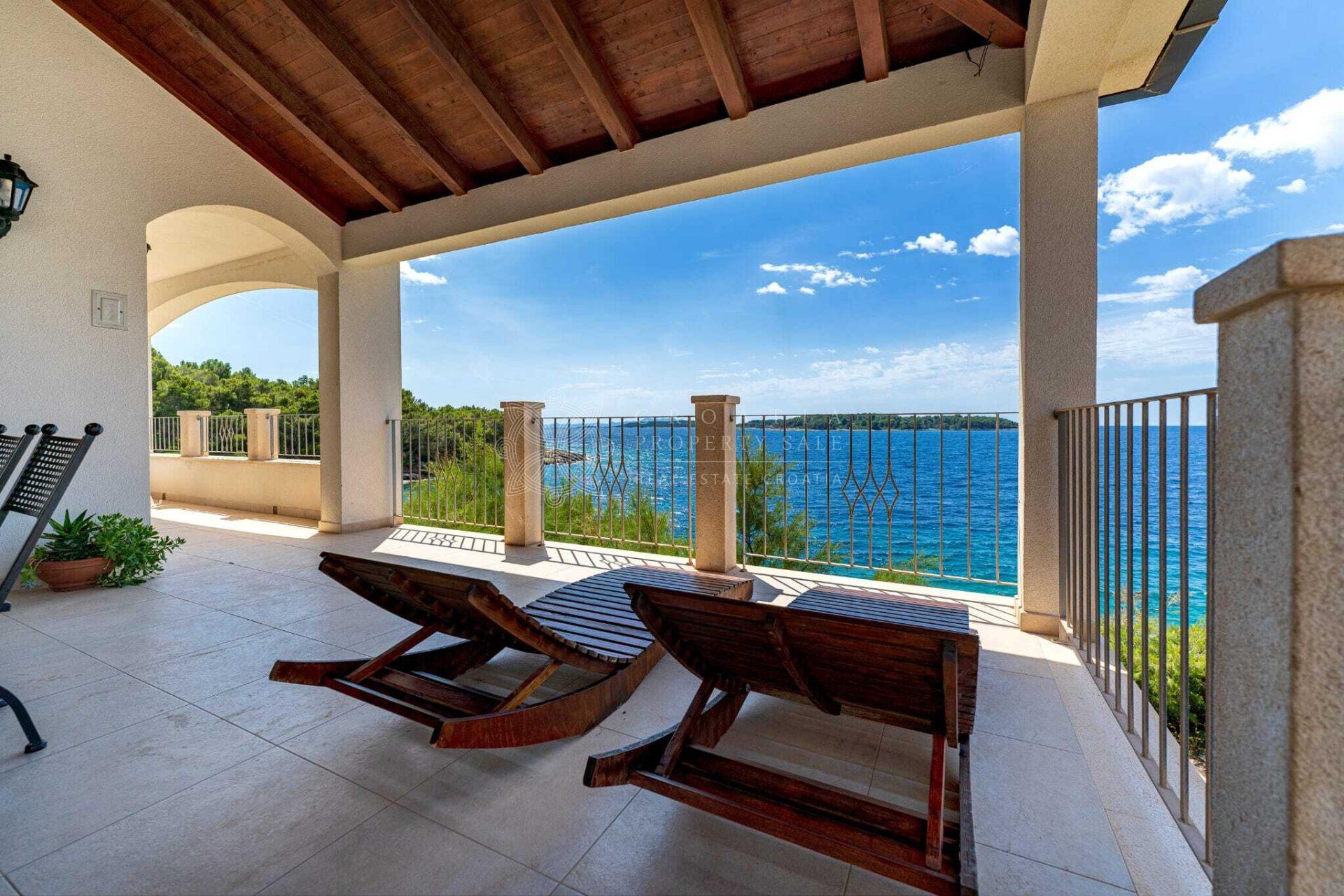 Croatia Korcula island beach villa for sale