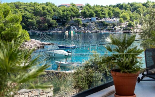 Croatia Brac island new seafront villa with pool for sale
