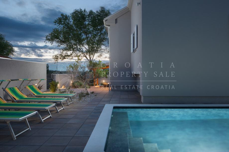 Croatia Zadar area seaside house for sale with pool