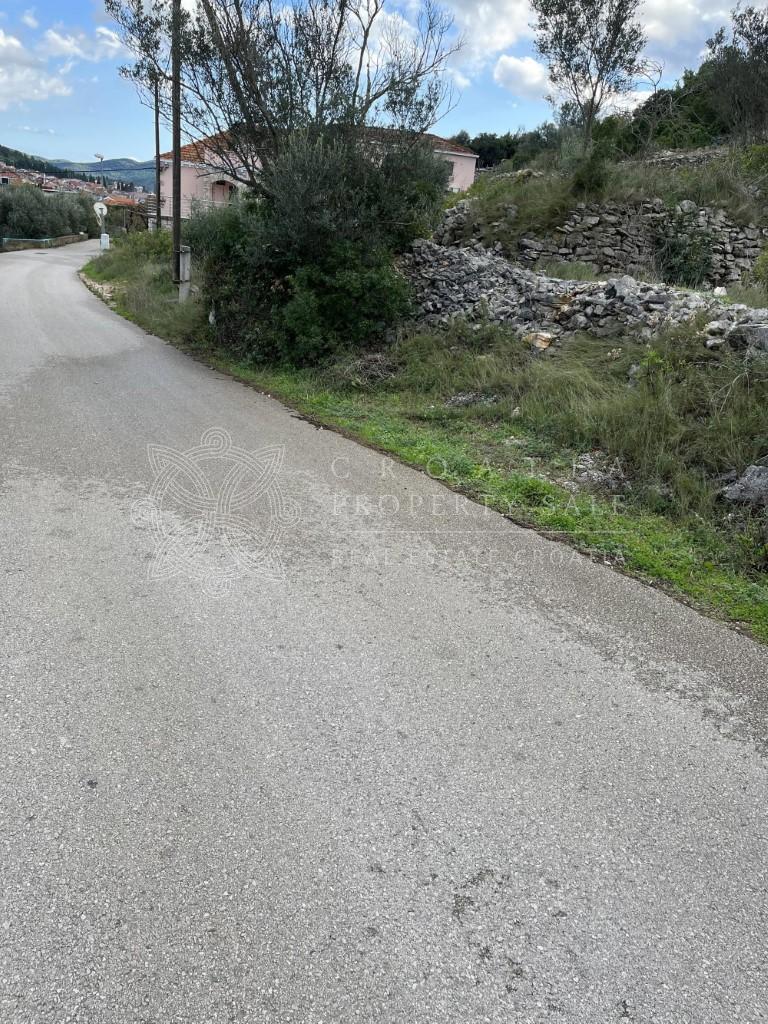 Croatia Korcula island seaview land plot by the sea for sale