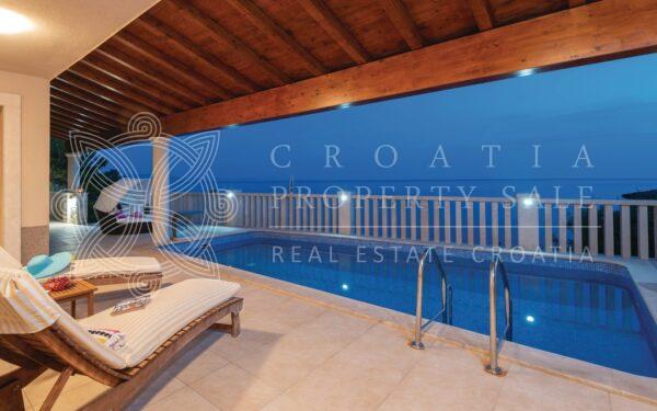 Croatia Korcula island first row to the sea pool villa for sale
