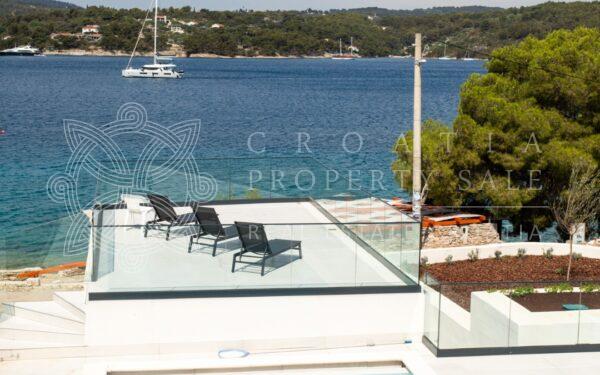 Croatia island Solta seafront pool villa for sale