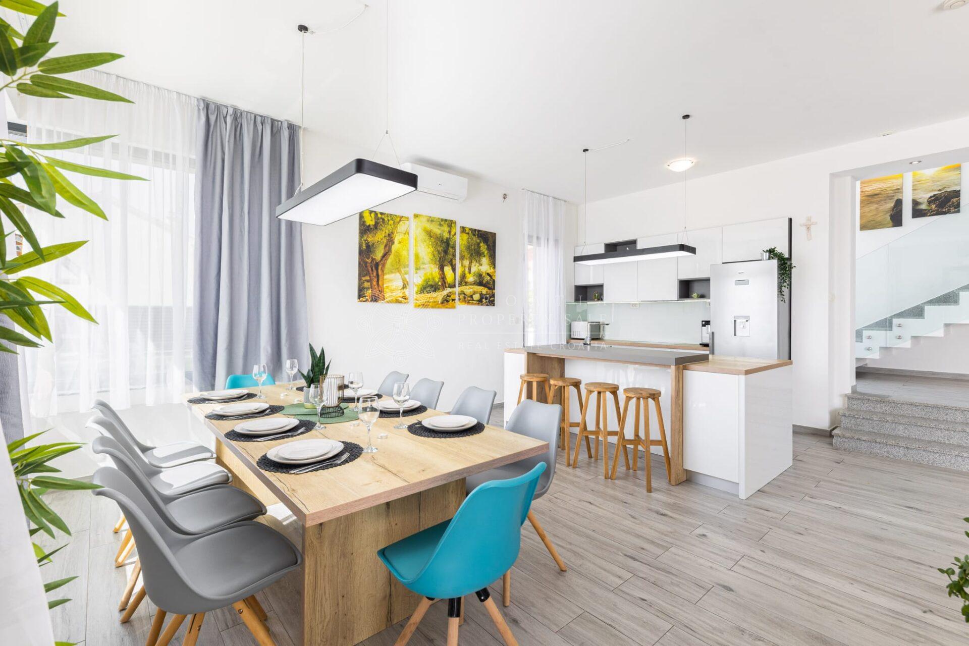Croatia Split area modern villa with panoramic sea views for sale
