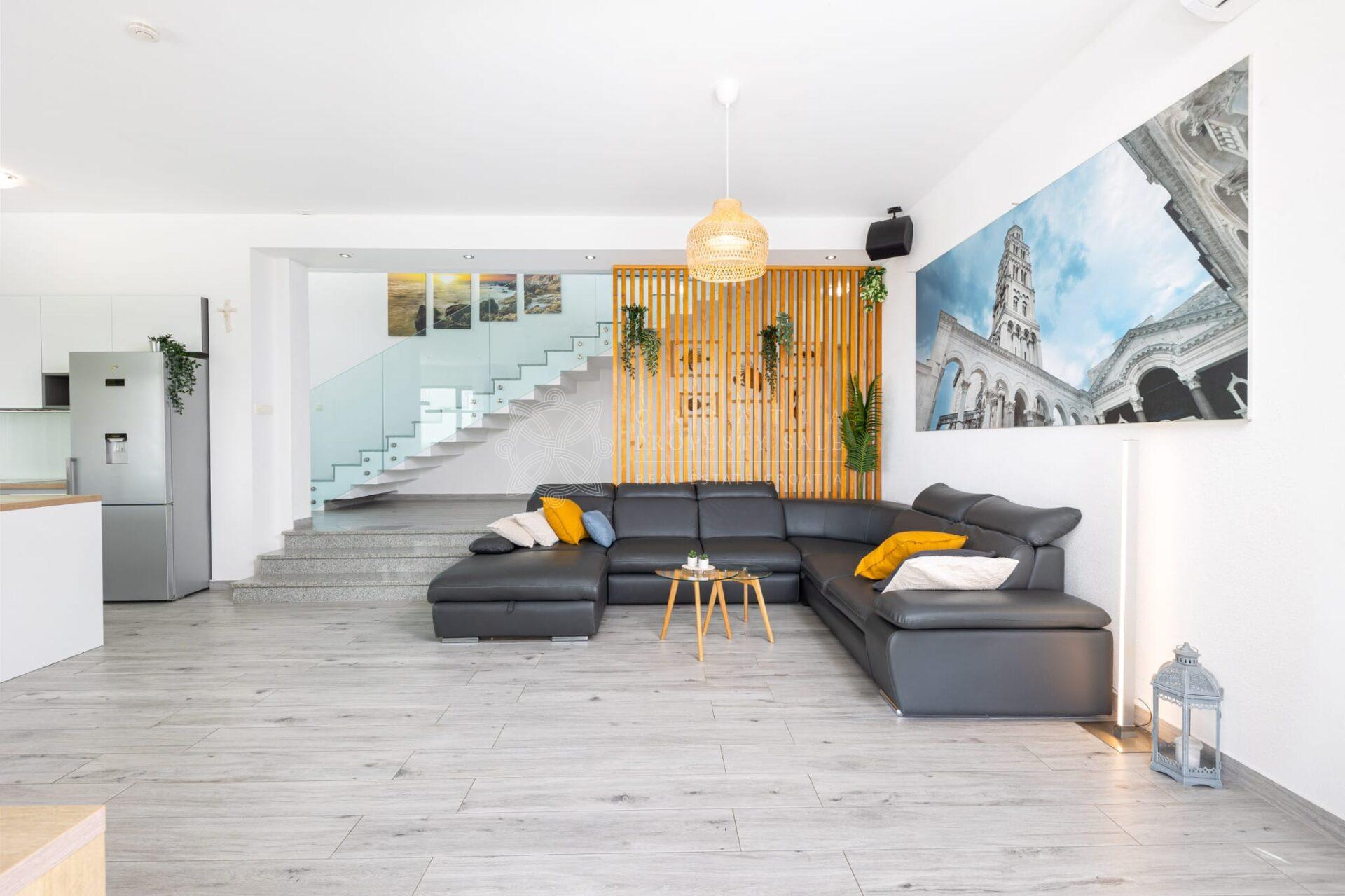 Croatia Split area modern villa with panoramic sea views for sale