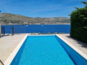 Luxury seafront villa with swimming pool in Trogir